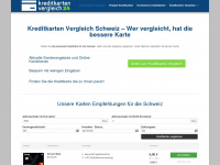 kreditkarten-vergleich24.ch Webseite Vorschau