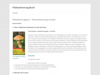 pilzbestimmungsbuch.de Webseite Vorschau