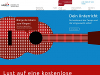 horb-musikschule.de Webseite Vorschau