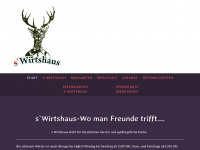 swirtshaus-amberger-garten.de Webseite Vorschau