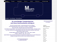 martitransport.ch Webseite Vorschau