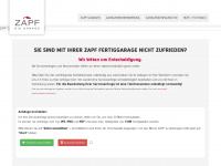 zapf-kundenservice.de Webseite Vorschau