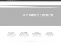 daim.app Webseite Vorschau
