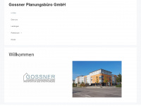 gossner-planungsbüro.de Webseite Vorschau