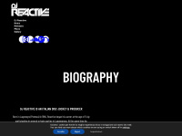 djreactive.com Webseite Vorschau