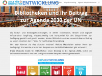 biblio2030.de Webseite Vorschau