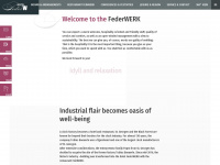 federwerk.com Webseite Vorschau