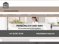 doktor-huus.ch Webseite Vorschau