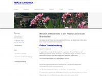 praxis-canonica.ch Webseite Vorschau