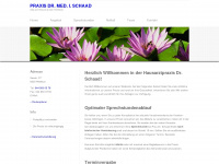 hausarztpraxis-schaad.ch Webseite Vorschau