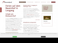 ferienbauernhof-leogang.co Webseite Vorschau