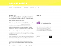housing-action-day.net Webseite Vorschau