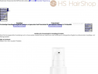 hs-hairshop.de Webseite Vorschau