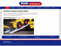 studer-alurampen.ch Webseite Vorschau