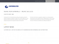 gondrand.co.uk Webseite Vorschau