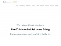 elektro-dyk.de Webseite Vorschau