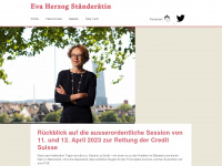 evaherzog.ch Webseite Vorschau