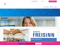 fdp-bern-südwest.ch Webseite Vorschau