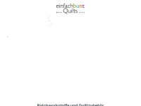 einfach-bunt-quilts.de Webseite Vorschau