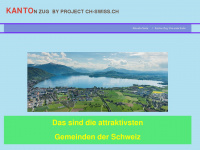 zg-kanton-zug.ch Webseite Vorschau