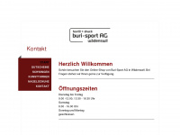 burisport-online.ch Webseite Vorschau