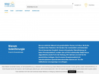 solechirurgie.ch Webseite Vorschau