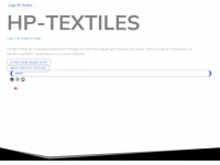 hp-textiles.com Webseite Vorschau