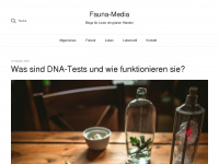 fauna-media.de Webseite Vorschau