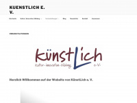 kuenstlich-ev.de Webseite Vorschau