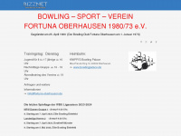 fortuna-oberhausen.de Webseite Vorschau