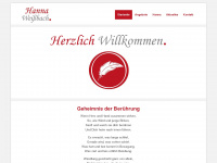hanna-weissbach.de Webseite Vorschau