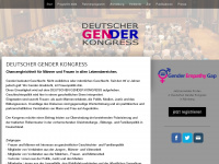 genderkongress.org Webseite Vorschau