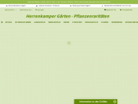 pflanzenraritaeten.com Webseite Vorschau