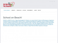schoolonbeach.at Webseite Vorschau