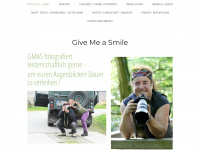 givemeasmile.de Webseite Vorschau