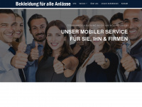business-garderobe.de Webseite Vorschau
