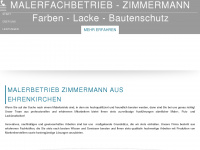 malerfachbetrieb-zimmermann.de Webseite Vorschau