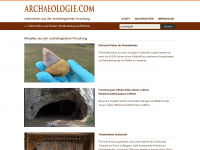 archaeologie.com Webseite Vorschau