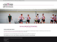 schulsportguetesiegel.at Webseite Vorschau