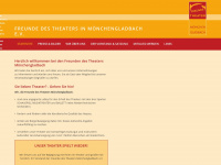 theaterfreunde-mg.de Webseite Vorschau