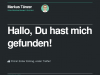 markus-taenzer.de Webseite Vorschau