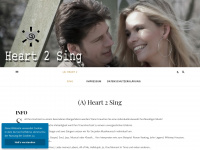 heart2sing.de Webseite Vorschau