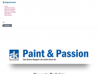 paint-passion.ch Webseite Vorschau