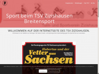tsv-zizishausen.de Webseite Vorschau