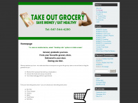 takeoutgrocery.ca Webseite Vorschau