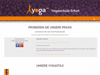 yogaschule-erfurt.de Webseite Vorschau