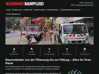 hildebrandtbaumpflege.de Webseite Vorschau