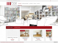pvm-immo.at Webseite Vorschau