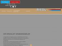 riedl-grabmal.de Webseite Vorschau