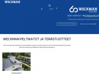 weckmansteel.fi Webseite Vorschau